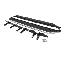 Бокові пороги Niken (2 шт., Алюміній) для Land Rover Freelander II 2006-2014 рр