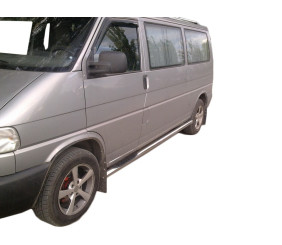Бічні труби (2 шт., нерж) 60мм, Довга база для Volkswagen T4 Transporter 1990-2003 рр
