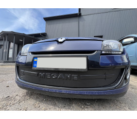 Зимова накладка на решітку (2009-2013, нижня) Матова для Renault Megane III рр