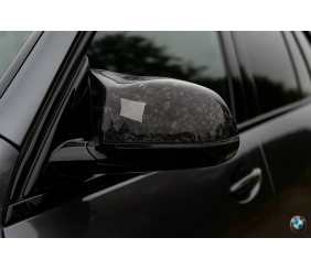 Кришки дзеркал M V2 (2 шт, Кований карбон) для BMW X7 G07 2019- рр