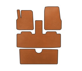 Килимки EVA (3 ряди, 7-ми місний, Помаранчевий) для Renault Espace 2002-2014 рр