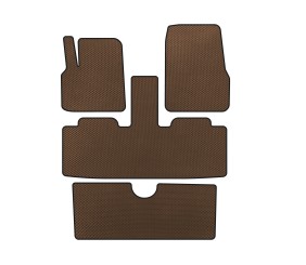 Килимки EVA (3 ряди, 7-ми місний, Коричневий) для Renault Espace 2002-2014 рр