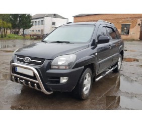 Кенгурятник WT003 (нерж.) для Kia Sportage 2004-2010 рр