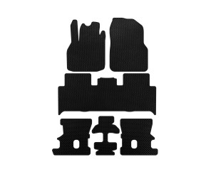 Килимки EVA (3 ряди, чорні) для Renault Scenic/Grand 2003-2009 рр