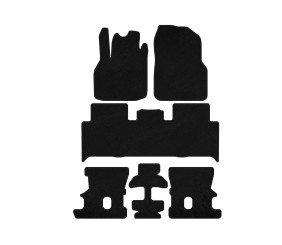 Килимки текстильні Classic (3 ряди, чорні) для Renault Scenic/Grand 2003-2009 рр