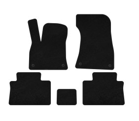 Килимки текстильні Premium (Sportback, Чорний) для Ауди e-Tron 2018-2022 рр