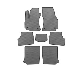 Килимки EVA (3 ряди, 2003-2005, 7-ми місний, Сірий) для Opel Zafira A рр
