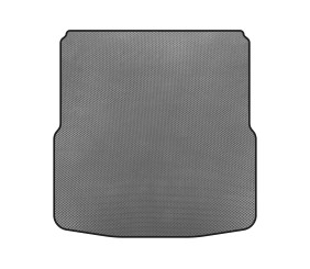 Килимок в багажник (подвійна фалшпідлога, SW, Сірий) для Skoda Superb 2009-2015 рр