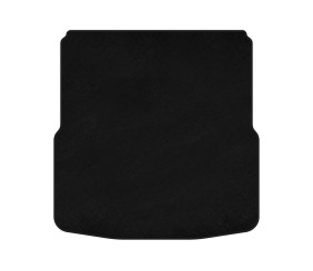 Килимок багажника текстильний Classic (подвійна фалшпідлога, SW, Чорний) для Skoda Superb 2009-2015 рр