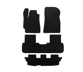 Килимки EVA (3 ряди, Чорний) для Toyota Highlander 2008-2013 рр