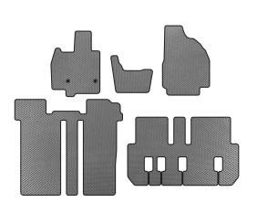 Килимки EVA (3 ряди, 6-ти місний, Сірий) для Toyota Previa 2006-2019 рр