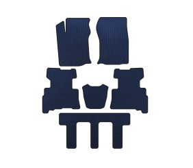 Килимки EVA (3 ряди, 2014-2024, 7-ми місний, Синій) для Toyota 4Runner рр