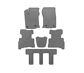 Килимки EVA (3 ряди, 2014-2024, 7-ми місний, Сірий) для Toyota 4Runner рр