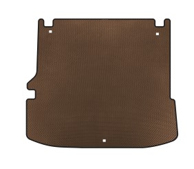 Килимок в багажник EVA V2 (з сабвуфером, 7-ми місний, Коричневий) для Toyota Highlander 2019- рр