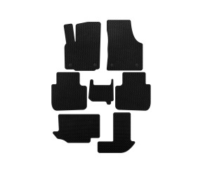 Килимки EVA (3 ряди, 7-ми місний, Чорний) для Volkswagen Atlas (Terramont) 2016- рр