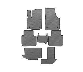 Килимки EVA (3 ряди, 7-ми місний, Сірий) для Volkswagen Atlas (Terramont) 2016- рр