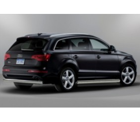 Задній захист AK002 (нерж) для Ауди Q7 2005-2015 рр