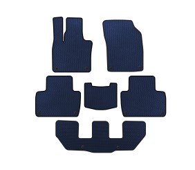 Килимки EVA (3 ряди, Синій) для Volvo XC90 2015- рр