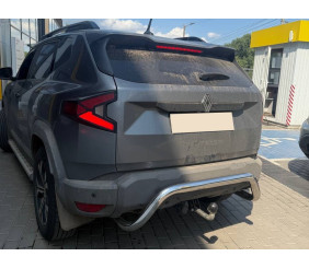 Задній захист AK007 (нерж.) для Dacia Duster 2024- рр