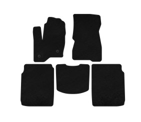 Килимки текстильні Premium (2 ряди, 2013-2019, Чорний) для Ford Flex рр