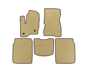 Килимки EVA (2 ряди, 2013-2019, Бежевий) для Ford Flex рр