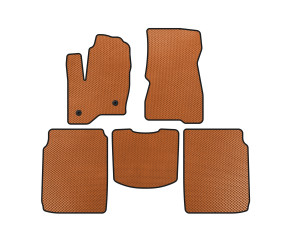 Килимки EVA (2 ряди, 2013-2019, Помаранчевий) для Ford Flex рр