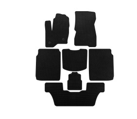 Килимки EVA (3 ряди, 2013-2019, Чорний) для Ford Flex рр