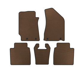 Килимки EVA (SD, Коричневий) для Geely Emgrand EC8