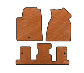 Килимки EVA (1-20263 ряд, 2013-2017, Помаранчевий) для GMC Acadia рр