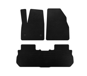Килимки EVA (2 ряди, 2017-2019, Чорний) для GMC Acadia 2017- рр