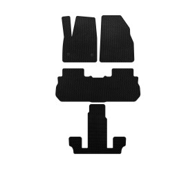 Килимки EVA (3 ряди, 2017-2019, Чорний) для GMC Acadia 2017- рр