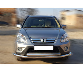 Передній захист ST014 (нерж.) d60/42 для Honda CRV 2001-2006 рр