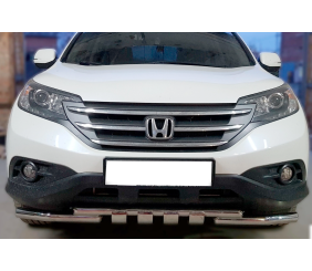 Передній захист Shark (нерж) для Honda CRV 2012-2016 рр