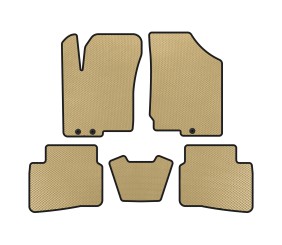 Килимки EVA (2008-2012, Бежевий) для Kia Forte 2008–2024 рр