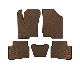Килимки EVA (2008-2012, Коричневий) для Kia Forte 2008–2024 рр