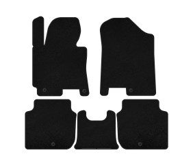 Килимки текстильні Classic (2012-2016, Чорний) для Kia Forte 2008–2024 рр