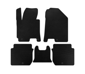 Килимки EVA (2016-2018, Чорний) для Kia Forte 2008–2024 рр