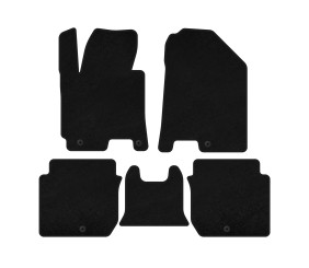 Килимки текстильні Classic (2016-2018, Чорний) для Kia Forte 2008–2024 рр