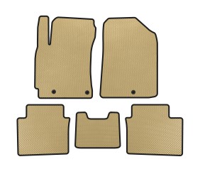 Килимки EVA (2018-2021, Бежевий) для Kia Forte 2008–2024 рр