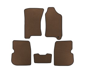 Килимки EVA (праве кермо, Коричневий) для Subaru Forester 1997-2002 рр