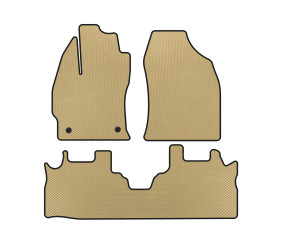 Килимки EVA (2 ряди, Бежевий) для Toyota Prius Plus
