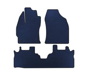 Килимки EVA (2 ряди, Синій) для Toyota Prius Plus