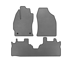 Килимки EVA (2 ряди, Сірий) для Toyota Prius Plus