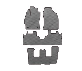 Килимки EVA (3 ряди, Сірий) для Toyota Prius Plus