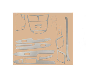 Накладки на панель Алюміній для Hyundai Accent 2011-2017 рр