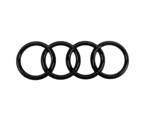 Передня емблема Ауди Black (285 мм на 97 мм) для Ауди