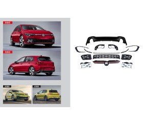 Комплект обвісів GTI (Для R-Line) для Volkswagen Golf 8 2019- рр