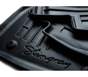 Килимок в багажник Stingray 3D (5 місць, Short) для Fiat Doblo I 2001-2005 рр