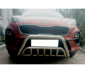 Передня дуга WT002 (нерж.) для Kia Sportage 2015-2021 рр