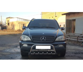 Кенгурятник WT004 (нерж.) для Mercedes ML W163 1997-2005 рр